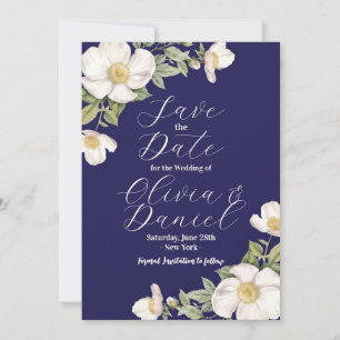Save the Date Hochzeit der Blauen Creme