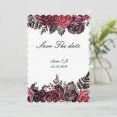 Save the Date Hochzeit Einladung (Stehend Vorderseite)