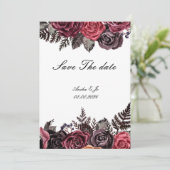 Save the Date Hochzeit Einladung (Stehend Vorderseite)