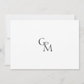 Save the Date Hochzeit Einladung (Rückseite)