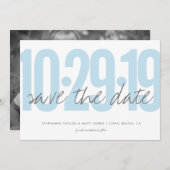 Save the Date, Hochzeit, Foto auf der Rückseite, b Save The Date (Vorne/Hinten)