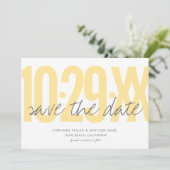 Save the Date, Hochzeit, Foto auf der Rückseite Save The Date (Stehend Vorderseite)