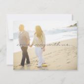 Save the Date Hochzeit in Urlaubsort (Vorderseite)