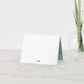 Save the Date Hochzeit in Urlaubsort Sand Writing Ankündigung (Rückseite)