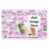 Save the Date Hochzeit Magnet (Horizontal)