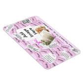 Save the Date Hochzeit Magnet (Rechte Seite)