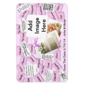 Save the Date Hochzeit Magnet (Vertikal)