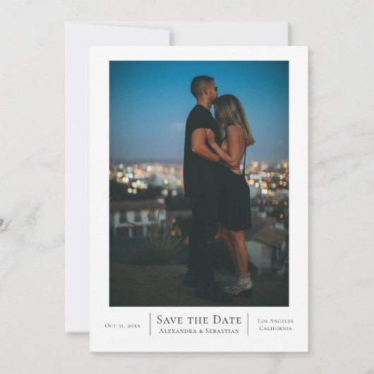 Save the Date Hochzeit Personalisiert (Vorderseite)