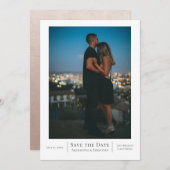 Save the Date Hochzeit Personalisiert (Vorne/Hinten)