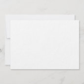 Save the Date Hochzeit Rosa Blume Elegant Schlicht (Rückseite)