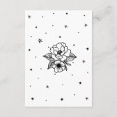 Save the Date Hochzeit Traditionelles Tarot Herz Begleitkarte (Rückseite)