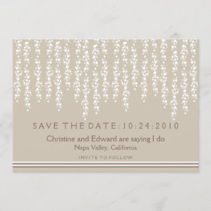 Save the Date Hochzeit unter dem Wildbaum