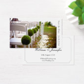 Save the Date Hochzeit - Visitenkarte (Schreibtisch)