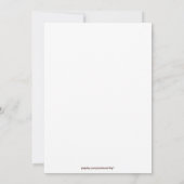 Save the Date Hochzeitankündigungen {Farbblock} (Rückseite)