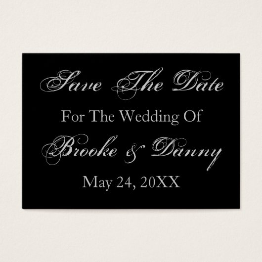 Save the Date Hochzeitdatumsnamen (Vorderseite)