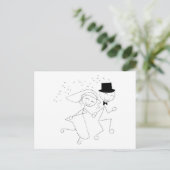 Save the Date Hochzeiten Pictures Card Ankündigungspostkarte (Stehend Vorderseite)