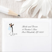 Save the Date Hochzeiten Rücksendeadressen-Aufkleb (Insitu)