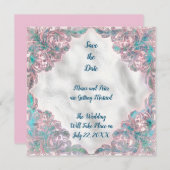 Save the Date Hochzeitkarte Einladung (Vorne/Hinten)