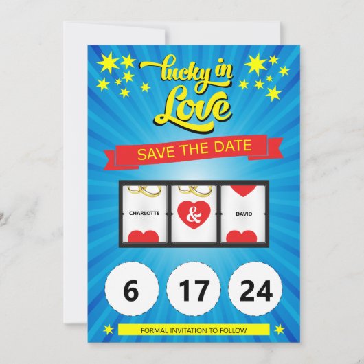 Save the Date Hochzeitsankündigung (Vorderseite)