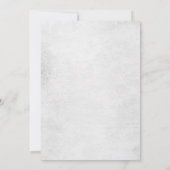 Save the Date Hochzeitsankündigung Einladung (Rückseite)