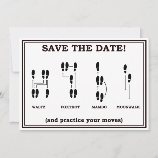 Save the Date Hochzeitsankündigung Einladung (Vorderseite)