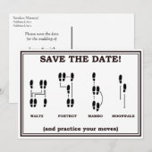 Save the Date Hochzeitsankündigung Einladung (Vorne/Hinten)