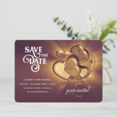 Save the Date Hochzeitsankündigung (Version 1) (Stehend Vorderseite)