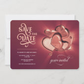 Save the Date Hochzeitsankündigung (Version 2) (Vorderseite)