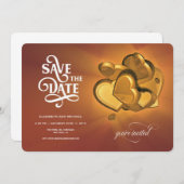 Save the Date Hochzeitsankündigung (Version 3) (Vorne/Hinten)