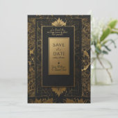 Save the Date Hochzeitseinladung Einladung (Stehend Vorderseite)