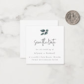 Save the Date Hochzeitseinladung Mitteilungskarte (Vorderseite/Rückseite Beispiel)