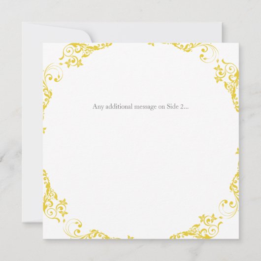 Save the Date Hochzeitseinladungen Rundschreiben Einladung (Rückseite)