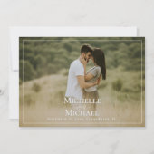 Save the Date Hochzeitsfoto (Vorderseite)