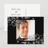 Save the Date Hochzeitsfotos Postkarten (Vorne/Hinten)