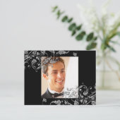Save the Date Hochzeitsfotos Postkarten (Stehend Vorderseite)