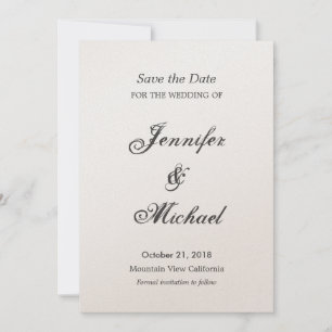 Save the Date Hochzeitshandschrift Einzigartig kla