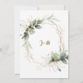 Save the Date Hochzeitskarte (Rückseite)