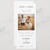 Save the Date Hochzeitskarte Einladung (Vorne/Hinten)