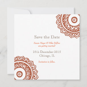 Save the Date Hochzeitskarte weiß