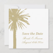 Save the Date Hochzeitskarten für Sandalmen (Vorderseite)