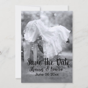 Save the Date Hochzeitskleid