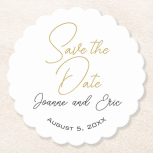 Save the Date Hochzeitskneipe Untersetzer