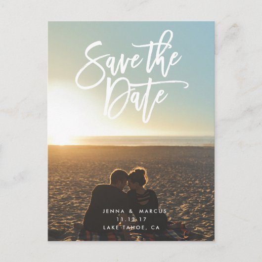 Save the Date Hochzeitskollektion mit Postkarten (Vorderseite)