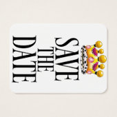 Save the Date Hochzeitskrone (Rückseite)