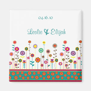 Save the Date - Hochzeitsmagnet Magnet