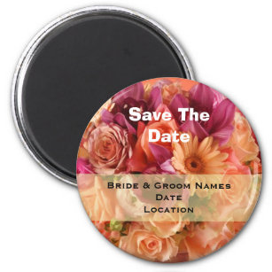 Save the Date Hochzeitsmagnet-Vorlage Magnet