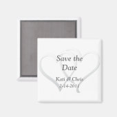 Save the Date Hochzeitsmagnete Magnet (Vorderseite/Rückseite)