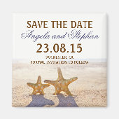 Save the Date Hochzeitsmagnete Magnet (Vorne)
