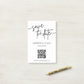 "Save the Date" Hochzeitsnotizen Post-it Klebezettel (Auf Schreibtisch)