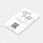 "Save the Date" Hochzeitsnotizen Post-it Klebezettel (angewinkelt)